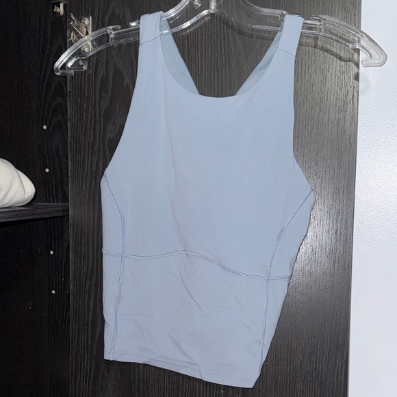 lululemon athletica Tops - lululemon athletica Light Blue Tank Top size 6 (no padding)